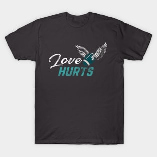 Love Hurts Eagle Design T-Shirt